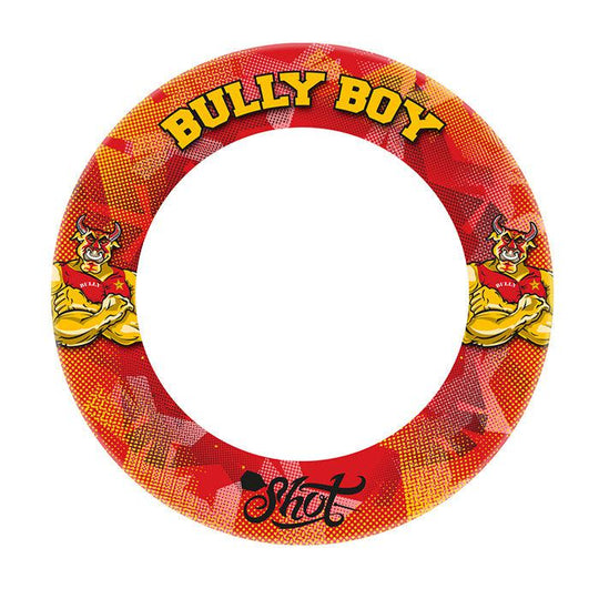 Shot Michael Smith Bully Boy 1 Piece Dartboard Surround - Red