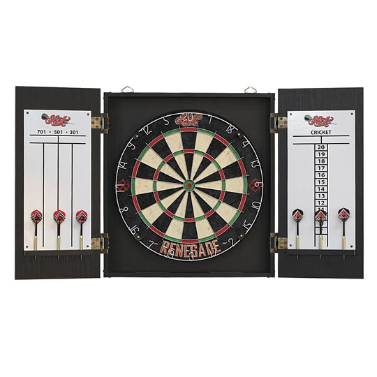 Shot Renegade Dartboard & Cabinet Set