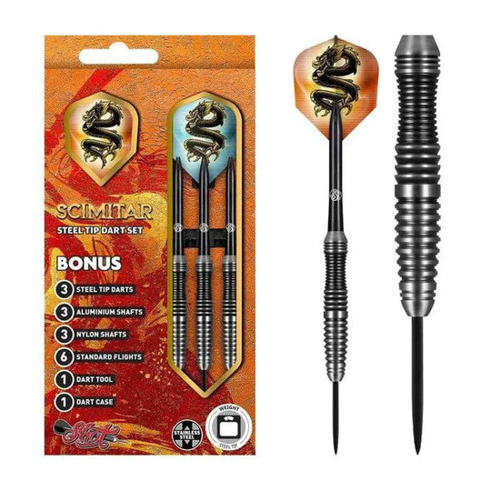 Shot Scimitar Stainless Steel Tip Darts
