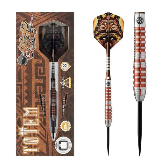 Shot Totem III 85% Tungsten Steel Tip Darts