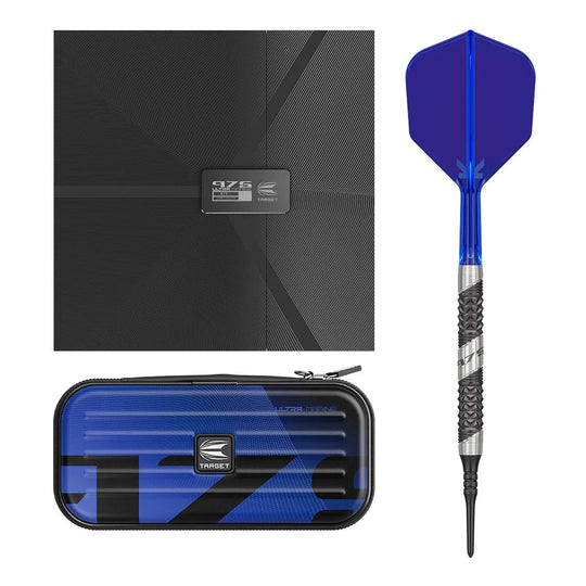 Target Darts 975 Ultra Marine 10 97.5% Tungsten Soft Tip Darts