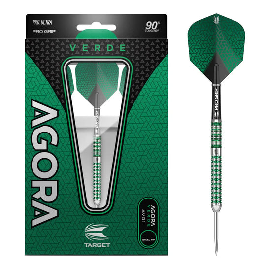 Target Darts Agora Verde AV01 90% Tungsten Steel Tip Darts