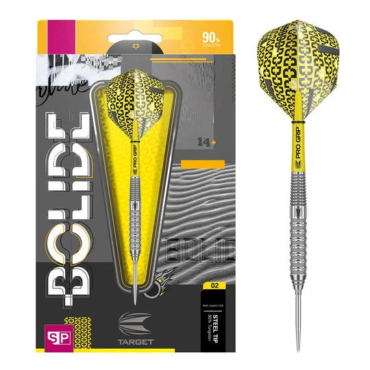 Target Darts Bolide 02 90% Tungsten Steel Tip Darts