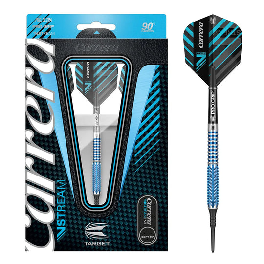 Target Darts Carrera V-Stream V1 90% Tungsten Soft Tip Darts