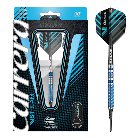 Target Darts Carrera V-Stream V2 90% Tungsten Soft Tip Darts