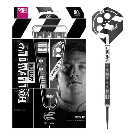 Target Darts Chris Dobey Hollywood Action SP 90% Tungsten Steel Tip Darts