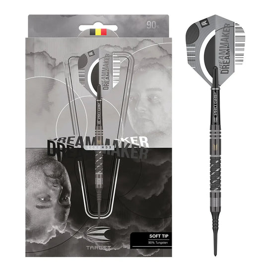 Target Darts Dimitri Van Den Bergh Echo 90% Tungsten Soft Tip Darts