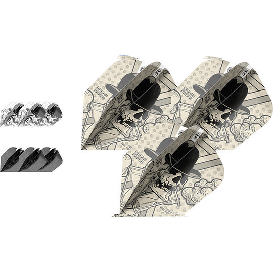 Target Darts Dimitri Van Den Bergh Ink TEN-X Flights x 3