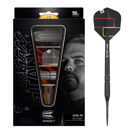 Target Darts Gabriel Clemens Black 90% Tungsten Steel Tip Darts