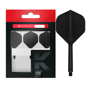 Target Darts K-Flex Flight System No2 - Black