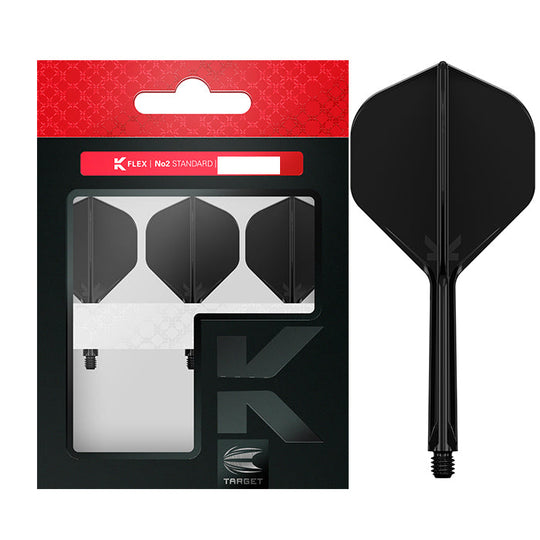 Target Darts K-Flex Flight System No2 - Black