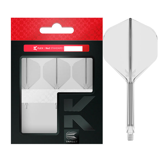 Target Darts K-Flex Flight System No2 - Clear