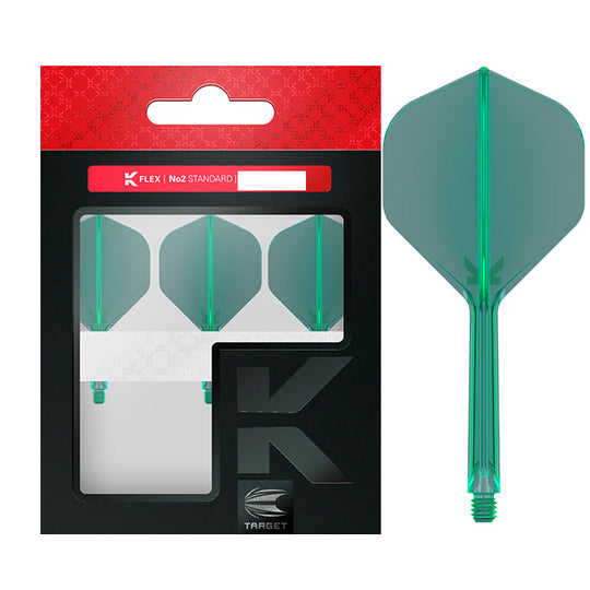Target Darts K-Flex Flight System No2 - Green