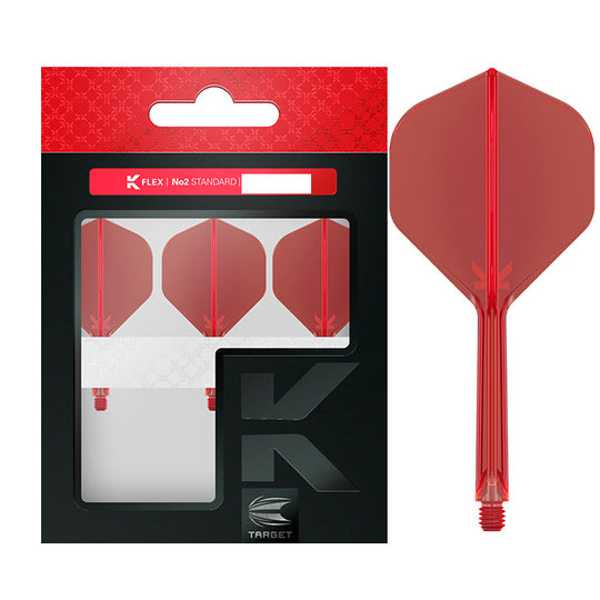 Target Darts K-Flex Flight System No2 - Red