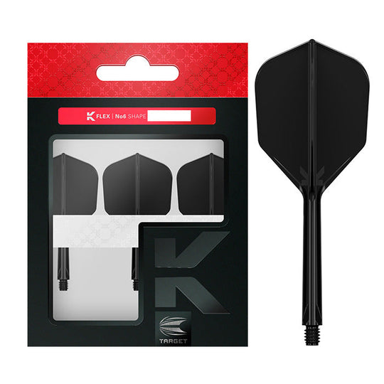 Target Darts K-Flex Flight System No6 - Black
