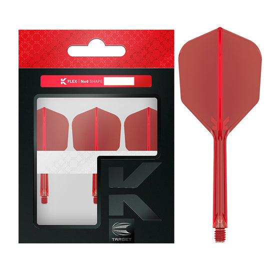 Target Darts K-Flex Flight System No6 - Red