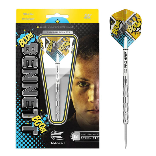 Target Darts Leighton Bennett 90% Steel Tip Darts