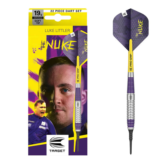 Target Darts Luke Littler Brass Soft Tip Darts