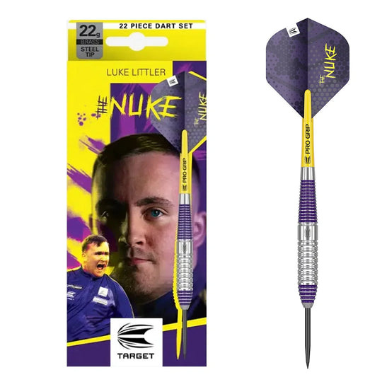 Target Darts Luke Littler Brass Steel Tip Darts