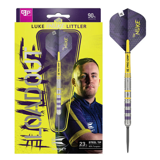 Target Darts Luke Littler Loadout SP 90% Tungsten Steel Tip Darts