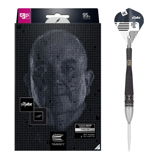 Target Darts Phil Taylor Gen 9 95% Tungsten Steel Tip Darts