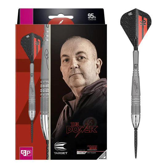 Target Darts Phil Taylor Power 9Five Gen 7 95% Tungsten Steel Tip Darts