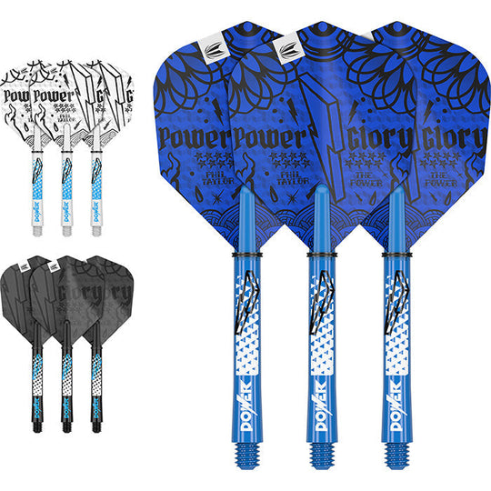 Target Darts Phil Taylor Power Ink Flight & Shaft Kit