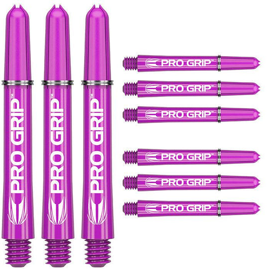 Target Darts Pro Grip Purple Dart Shafts (3 x Sets)
