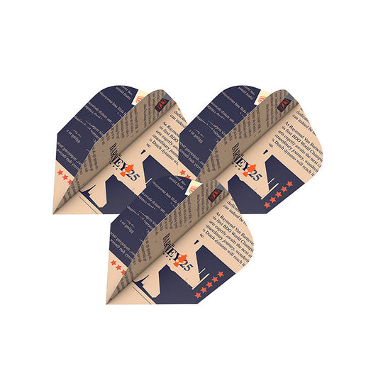 Target Darts Raymond Van Barneveld 25 TEN-X Flights x 3