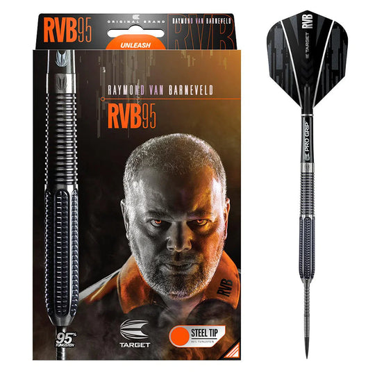 Target Darts Raymond Van Barneveld RVB95 Gen 1 95% Tungsten Steel Tip Darts