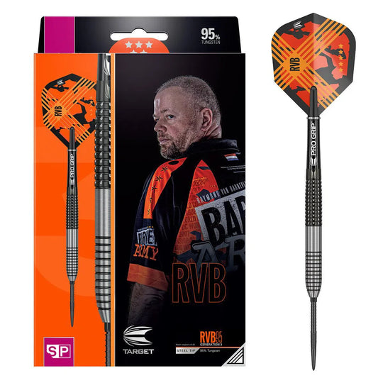 Target Darts Raymond Van Barneveld RVB95 Gen 3 SP 95% Tungsten Steel Tip Darts