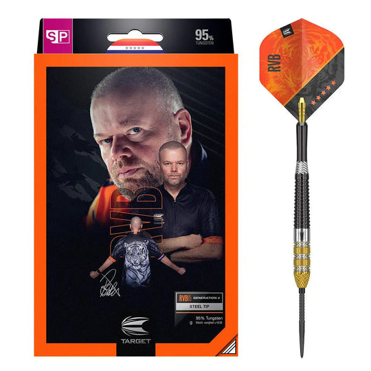 Target Darts Raymond Van Barneveld RVB95 Gen 4 SP 95% Tungsten Steel Tip Darts