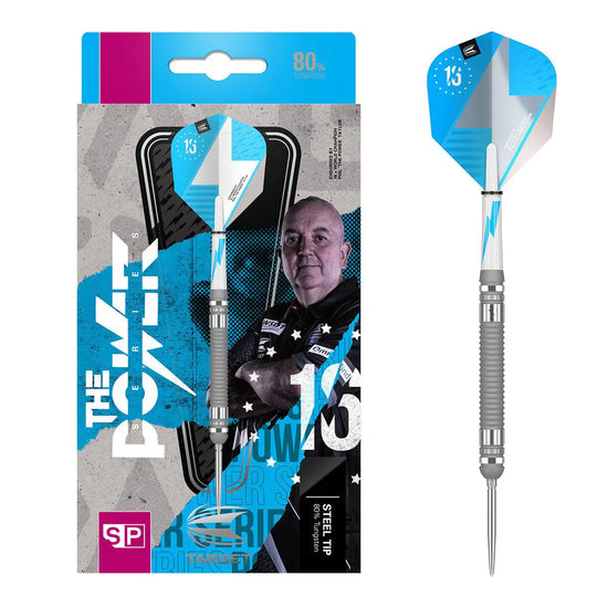 Target Darts The Power Series Silver SP Phil Taylor 80% Tungsten Steel Tip Darts