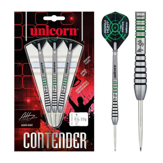 Unicorn Adam Hunt Contender 90% Tungsten Steel Tip Darts