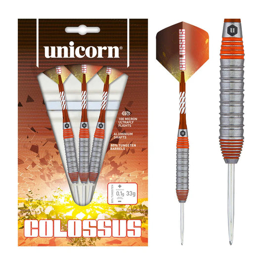 Unicorn Colossus Style 1 80% Tungsten Steel Tip Darts