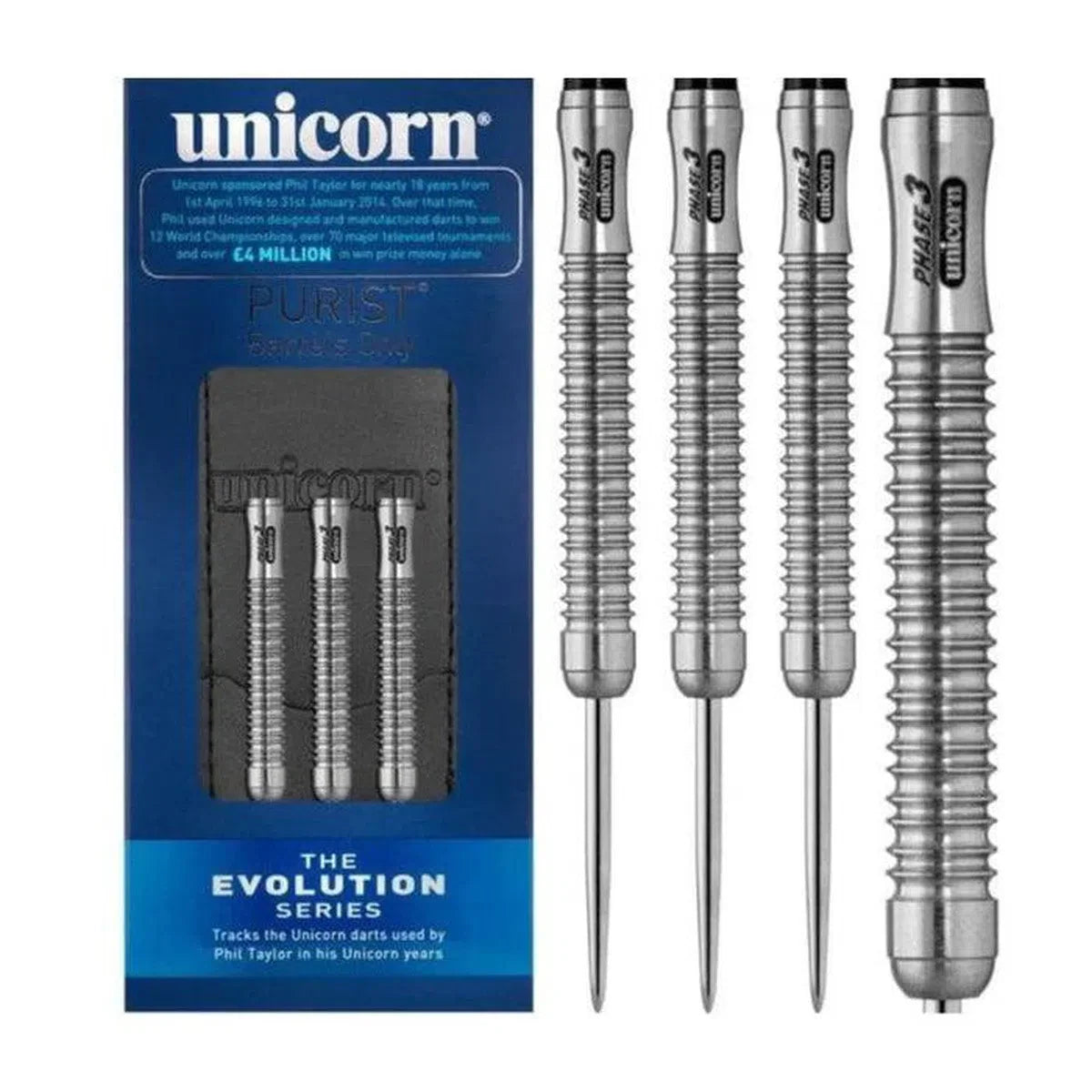 Unicorn Evolution Purist 90% Tungsten Steel Tip Darts