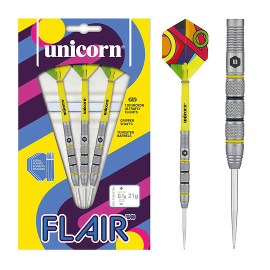 Unicorn Flair 2 80% Tungsten Steel Tip Darts