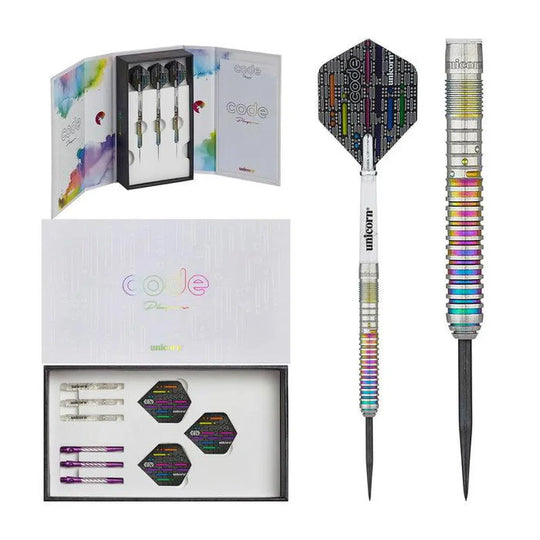 Unicorn Ian White Code 90% Tungsten Steel Tip Darts