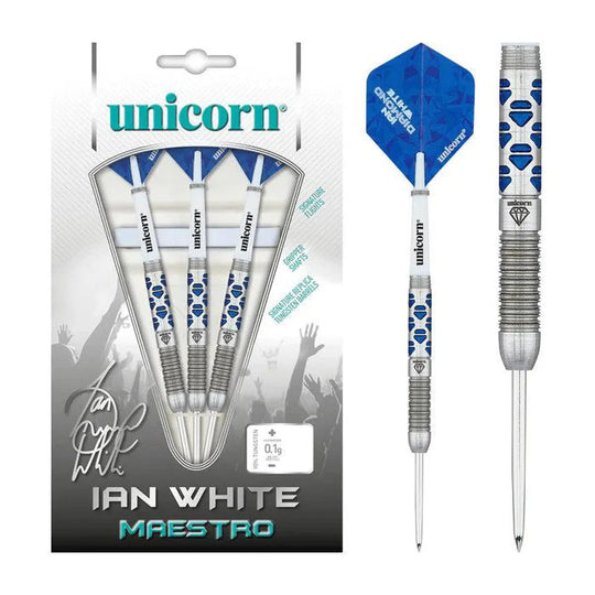 Unicorn Ian White Maestro Phase 2 90% Tungsten Steel Tip Darts