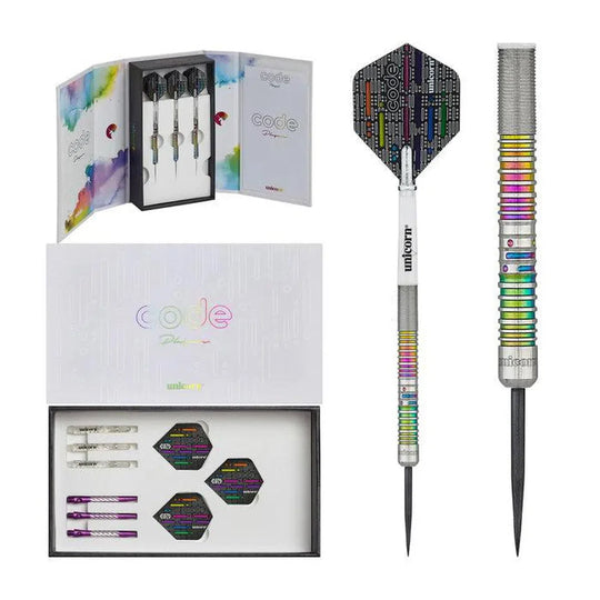 Unicorn James Wade Code 90% Tungsten Steel Tip Darts