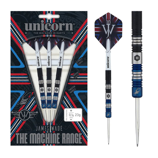 Unicorn James Wade The Machine Two Tone 90% Tungsten Steel Tip Darts