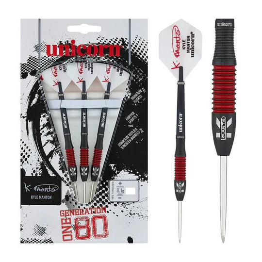 Unicorn Kyle Manton Gen2 180 95% Tungsten Steel Tip Darts