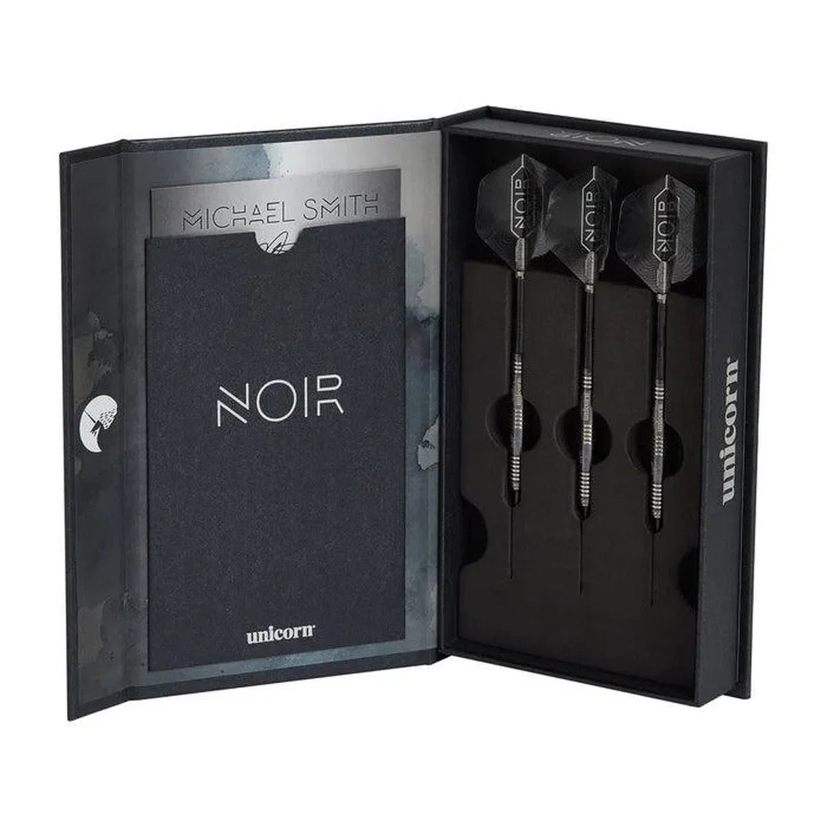 unicorn NOIR MICHAEL SMITH STEEL ユニコーン Unicorn Michael Smith Noir 90% Steel Tip Darts | Premier