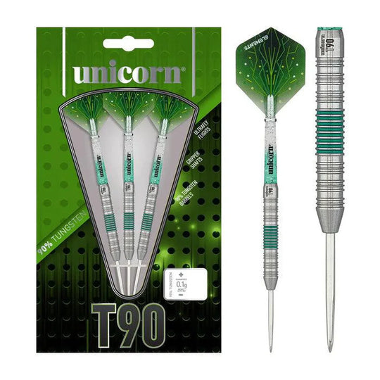 Unicorn T90 Core XL Green Style 2 90% Tungsten Steel Tip Darts
