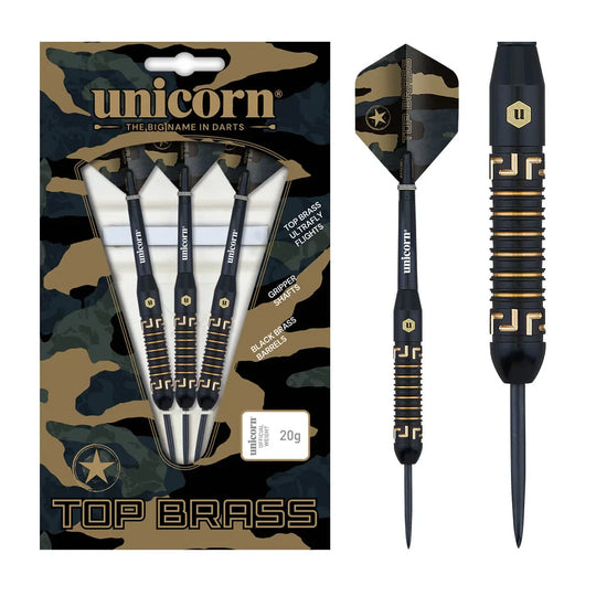 Unicorn Top Brass Style 1 Steel Tip Darts
