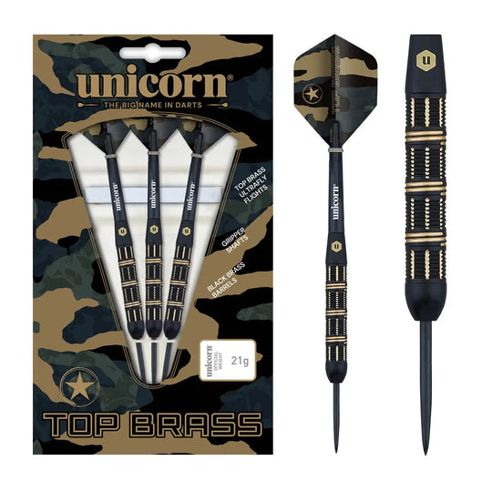 Unicorn Top Brass Style 3 Steel Tip Darts