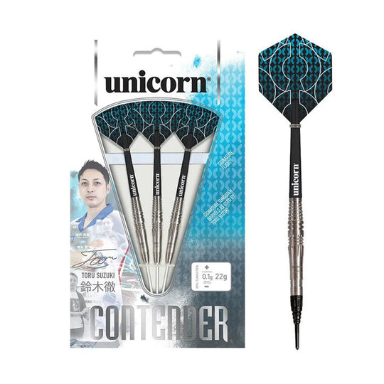 Unicorn Toru Suzuki Contender Phase 2 90% Tungsten Soft Tip Darts