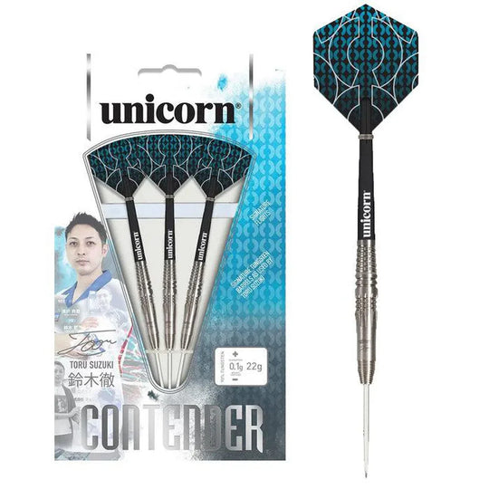 Unicorn Toru Suzuki Contender Phase 2 90% Tungsten Steel Tip Darts