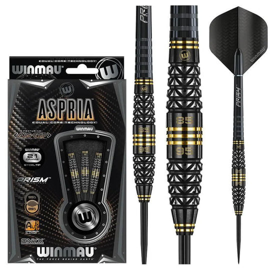 Winmau Aspria 95%/85% Bomb Tungsten Dual Core Technology Steel Tip Darts