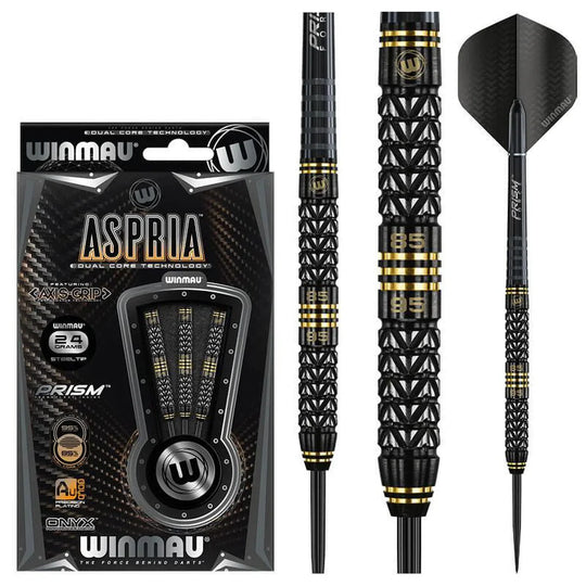 Winmau Aspria 95%/85% Straight Tungsten Dual Core Technology Steel Tip Darts